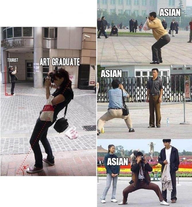 How to pose when you're the photographer - Asian style